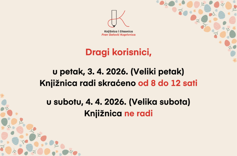 Radno vrijeme uoči Uskrsa